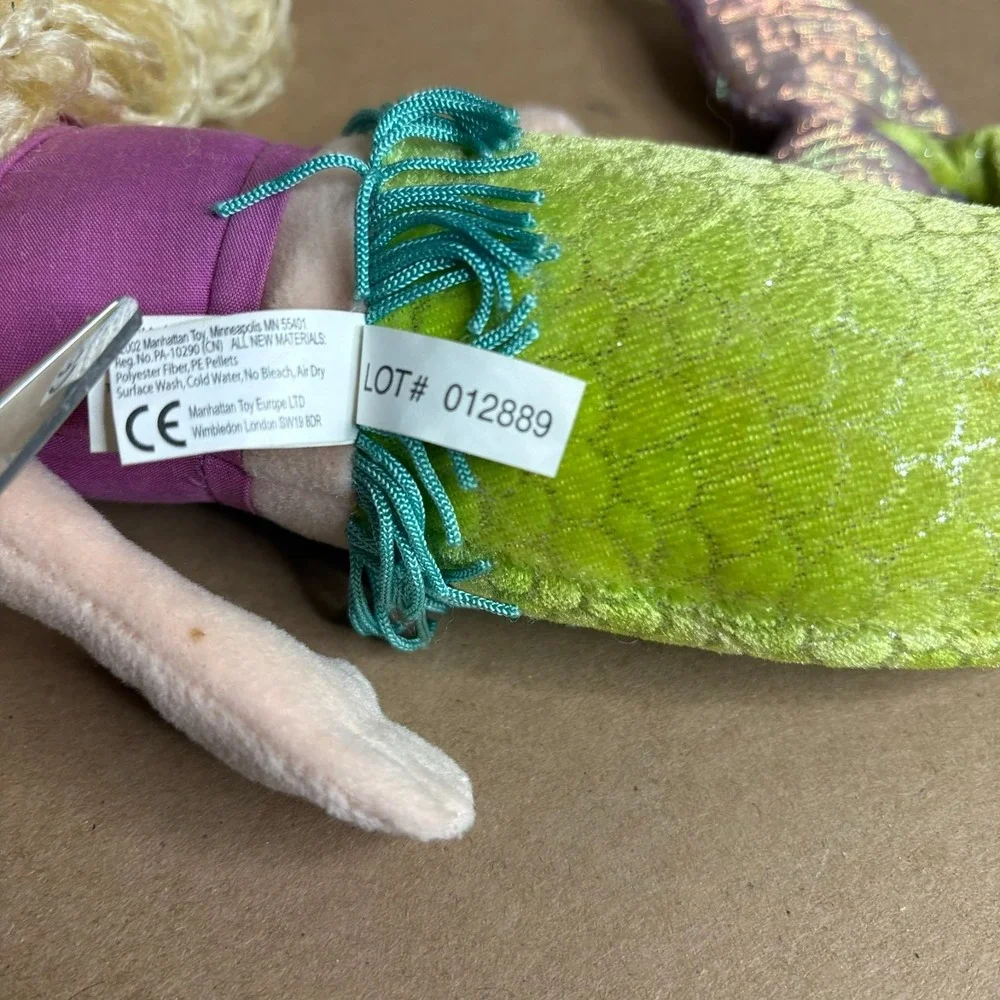 Groovy Girls Myra Mermaid Plush Doll Blonde Yarn Hair Manhattan Toy